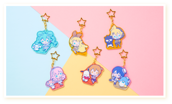 アクリルキーホルダー 全6種